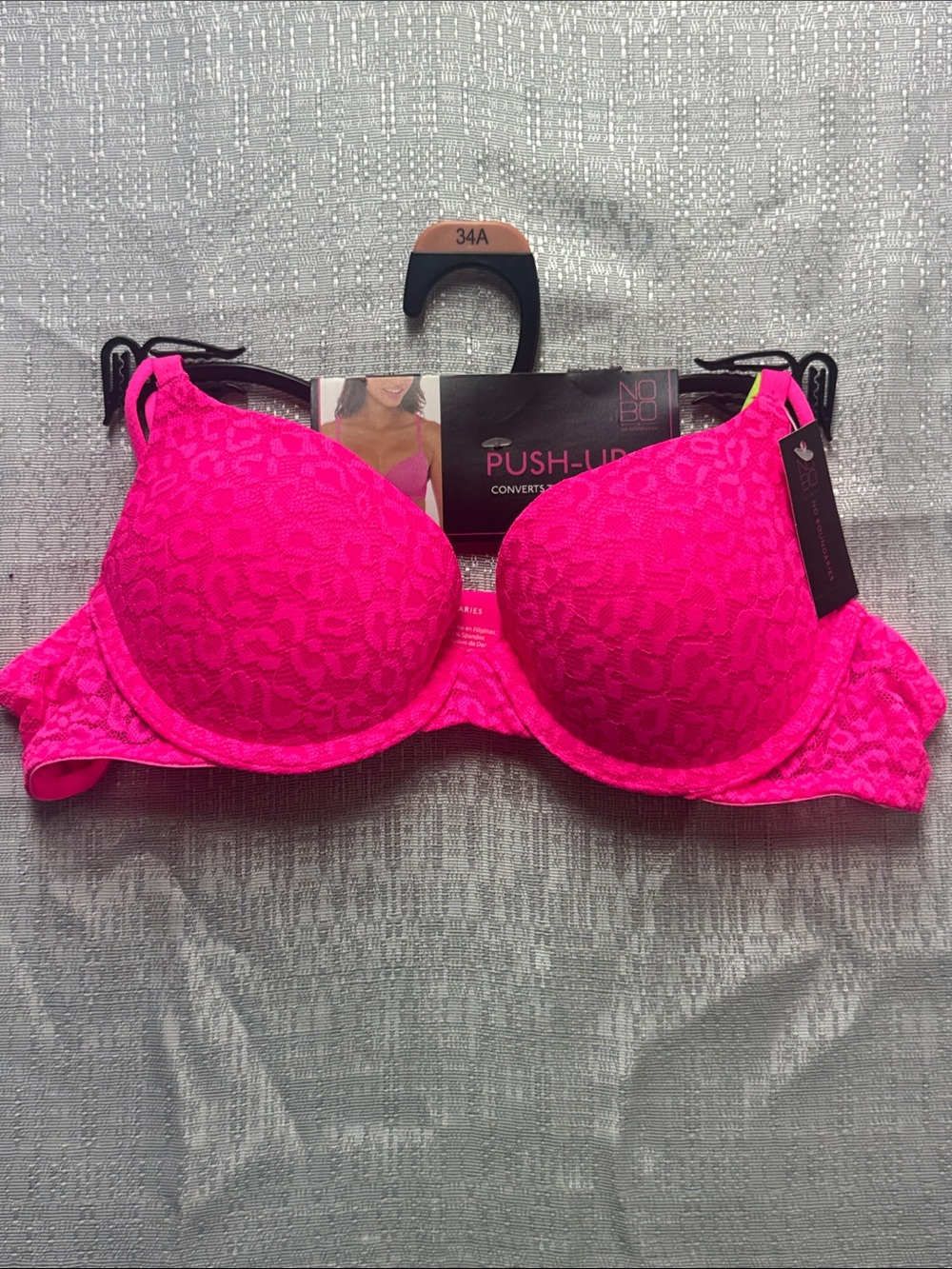 Set of 3/ Women’s Lace Push Up Bra from No Boundaries - Picture 6 of 12